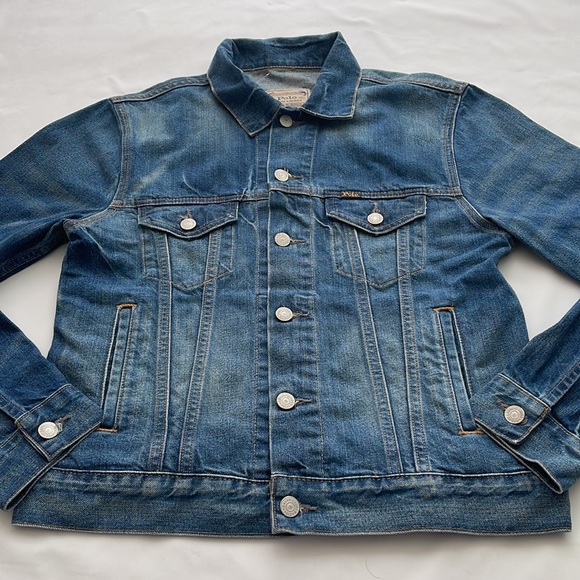 Polo Ralph Lauren Mens Alpine Racing Polo Ski Bear Denim Trucker Jacket Sz S New - Picture 7 of 16